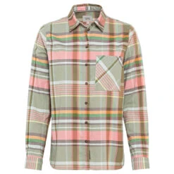 Camel Active Damen Langarm Bluse Multicolor Check