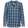 Camel Active Damen Langarm Bluse Indigo Blue Check
