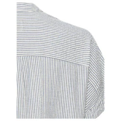 Camel Active Damen Kurzarm Bluse Dark Indigo -Modezauber Günstiges Geschäft camel active hemdbluse blau 46 detail hinten