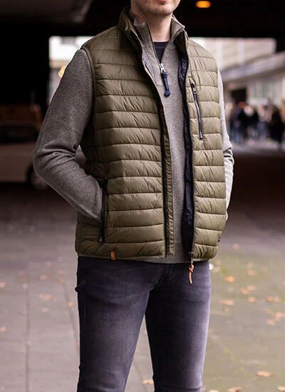 Camel Active Herren Weste Olive 3 Camel Active Herren Weste Olive – Bild 3