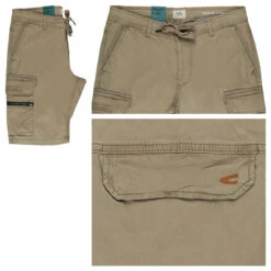 Camel Active Houston Cargo Baumwoll Bermuda Wood