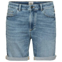Camel Active Madison FleXXX Jeans Bermuda Bleach Blue -Modezauber Günstiges Geschäft camel active jeans madison 5 pocket shorts blau 41 ansicht vorne