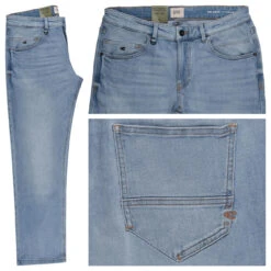Camel Active Woodstock FleXXX Jeans Bleach Blue