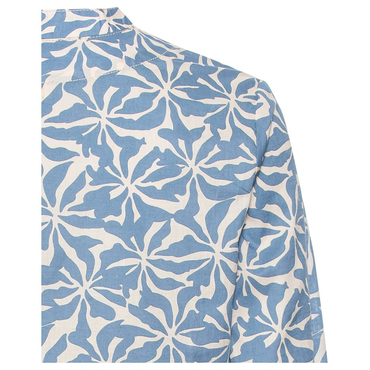 Camel Active Damen 3/4 Arm Kleid Light Blue Caramel Check 4 Camel Active Damen 3/4 Arm Kleid Light Blue Caramel Check – Bild 4