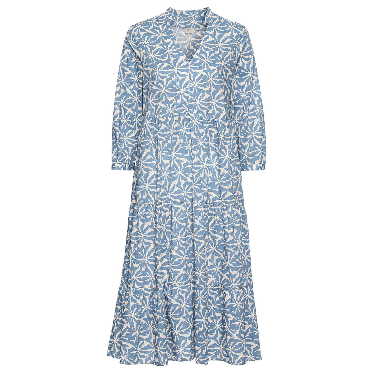 Camel Active Damen 3/4 Arm Kleid Light Blue Caramel Check 1 Camel Active Damen 3/4 Arm Kleid Light Blue Caramel Check