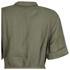 Camel Active Damen Kurzarm Kleid Forest Green -Modezauber Günstiges Geschäft camel active kleid gruen 32 detail hinten