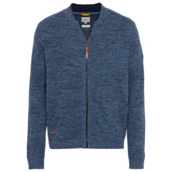 Camel Active Herren Strickjacke Elemental Blue Melange