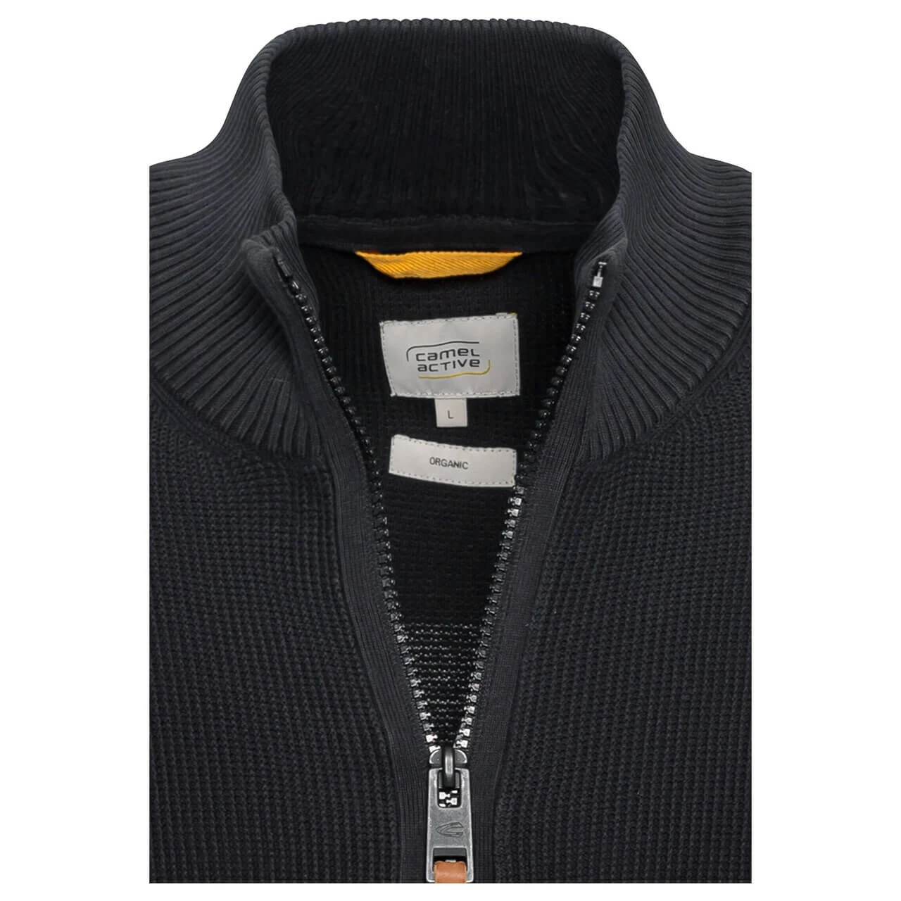 Camel Active Herren Strickjacke Dark Asphalt Grey 3 Camel Active Herren Strickjacke Dark Asphalt Grey – Bild 3