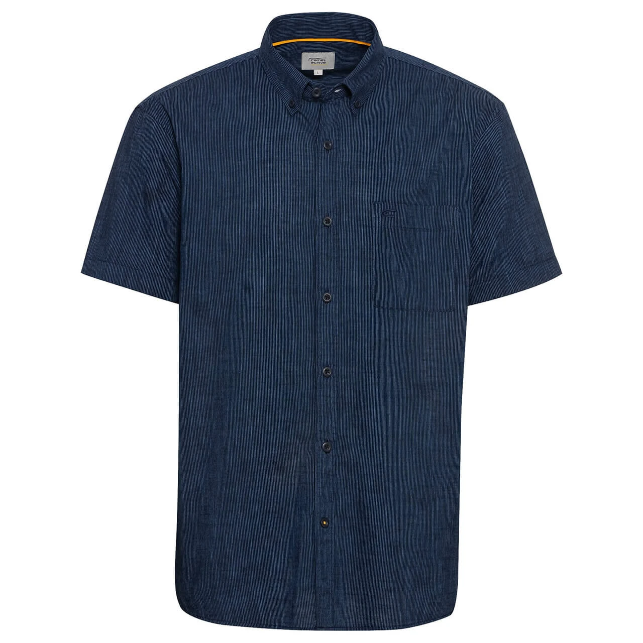 Camel Active Herren 1/2 Arm Hemd Night Blue Allover Stripes 1 Camel Active Herren 1/2 Arm Hemd Night Blue Allover Stripes