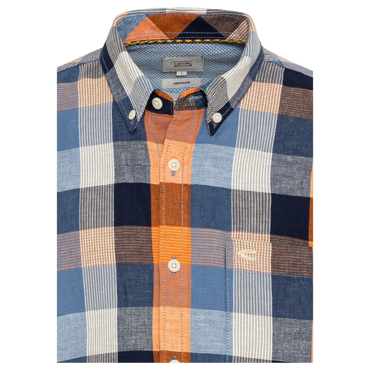 Camel Active Herren 1/2 Arm Hemd Elemental Blue 3 Camel Active Herren 1/2 Arm Hemd Elemental Blue – Bild 3