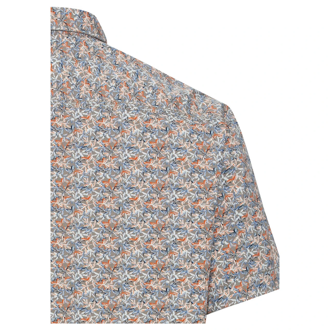 Camel Active Herren 1/2 Arm Hemd Khaki Allover Print 4 Camel Active Herren 1/2 Arm Hemd Khaki Allover Print – Bild 4