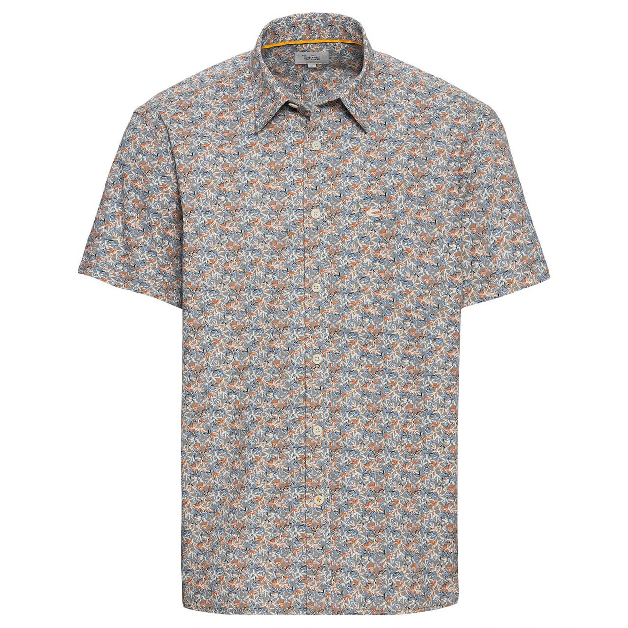 Camel Active Herren 1/2 Arm Hemd Khaki Allover Print 1 Camel Active Herren 1/2 Arm Hemd Khaki Allover Print