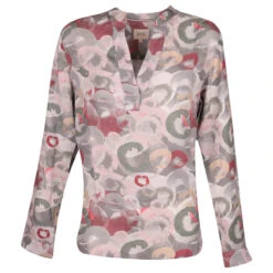 Camel Active Damen Langarm Bluse Magnolia