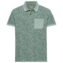 Camel Active Herren Piqué Poloshirt Soft Mint Leaf