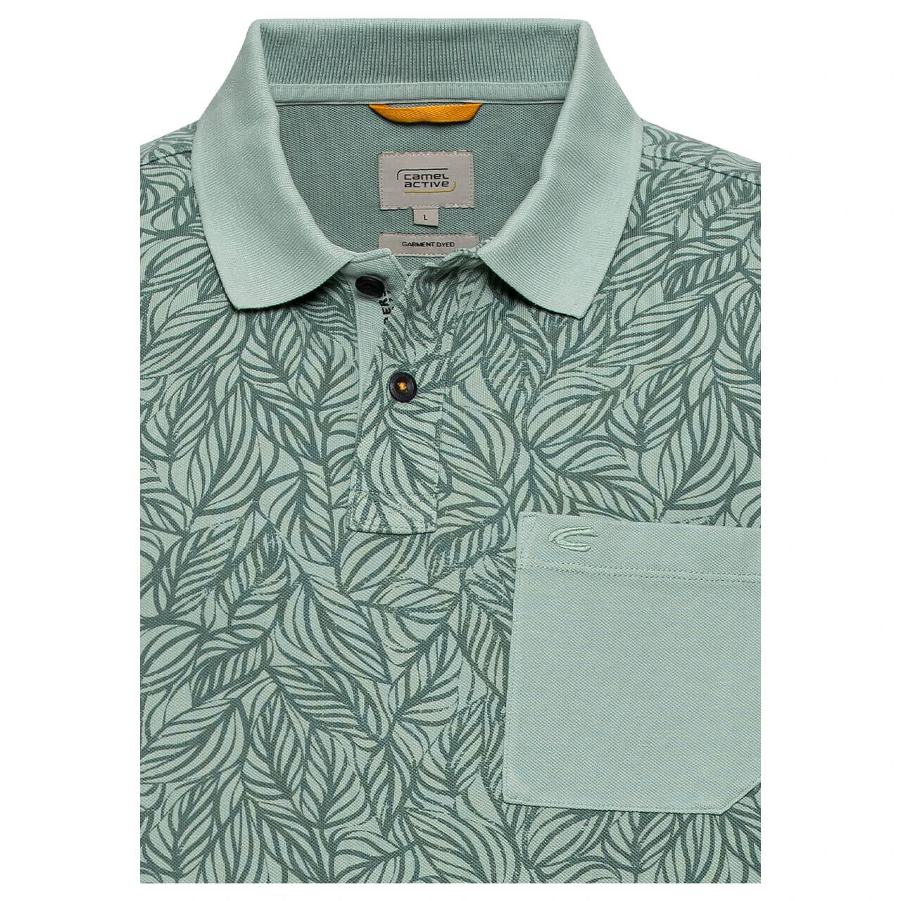 Camel Active Herren Piqué Poloshirt Soft Mint Leaf 3 Camel Active Herren Piqué Poloshirt Soft Mint Leaf – Bild 3
