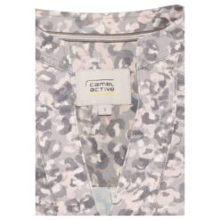 Camel Active Damen Langarm Bluse Grey Leo 6 Camel Active Damen Langarm Bluse Grey Leo -Modezauber Günstiges Geschäft camel active shirt bluse muster grau pink 95 detail vorn