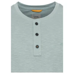 Camel Active Herren T-Shirt Henley Soft Mint 6 Camel Active Herren T-Shirt Henley Soft Mint -Modezauber Günstiges Geschäft camel active t shirt tuerkis 34 detail vorne