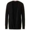 Cecil Damen Long Strickjacke Basic Open Cardigan Black