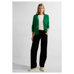 Cecil Damen Strickjacke Cozy Buttoned Cardigan Bright Green Melange 8 Cecil Damen Strickjacke Cozy Buttoned Cardigan Bright Green Melange -Modezauber Günstiges Geschäft cecil buttoned cardigan gruen 15279 ansicht model