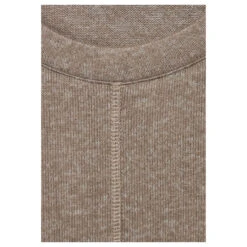 Cecil Damen Pullover Cosy Taupe Melange -Modezauber Günstiges Geschäft cecil cosy shirt beige 12479 detail