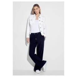 Cecil Damen Jeansjacke Shiny White 8 Cecil Damen Jeansjacke Shiny White -Modezauber Günstiges Geschäft cecil denim jacket colored jeansjacke weiss 10000 model