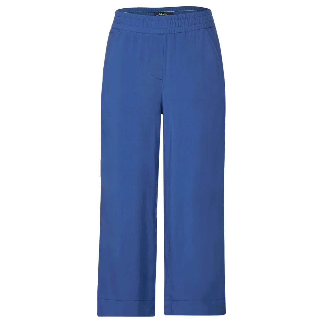 Cecil Neele Wideleg Capri 3/4 Hose Blue Sea 1 Cecil Neele Wideleg Capri 3/4 Hose Blue Sea