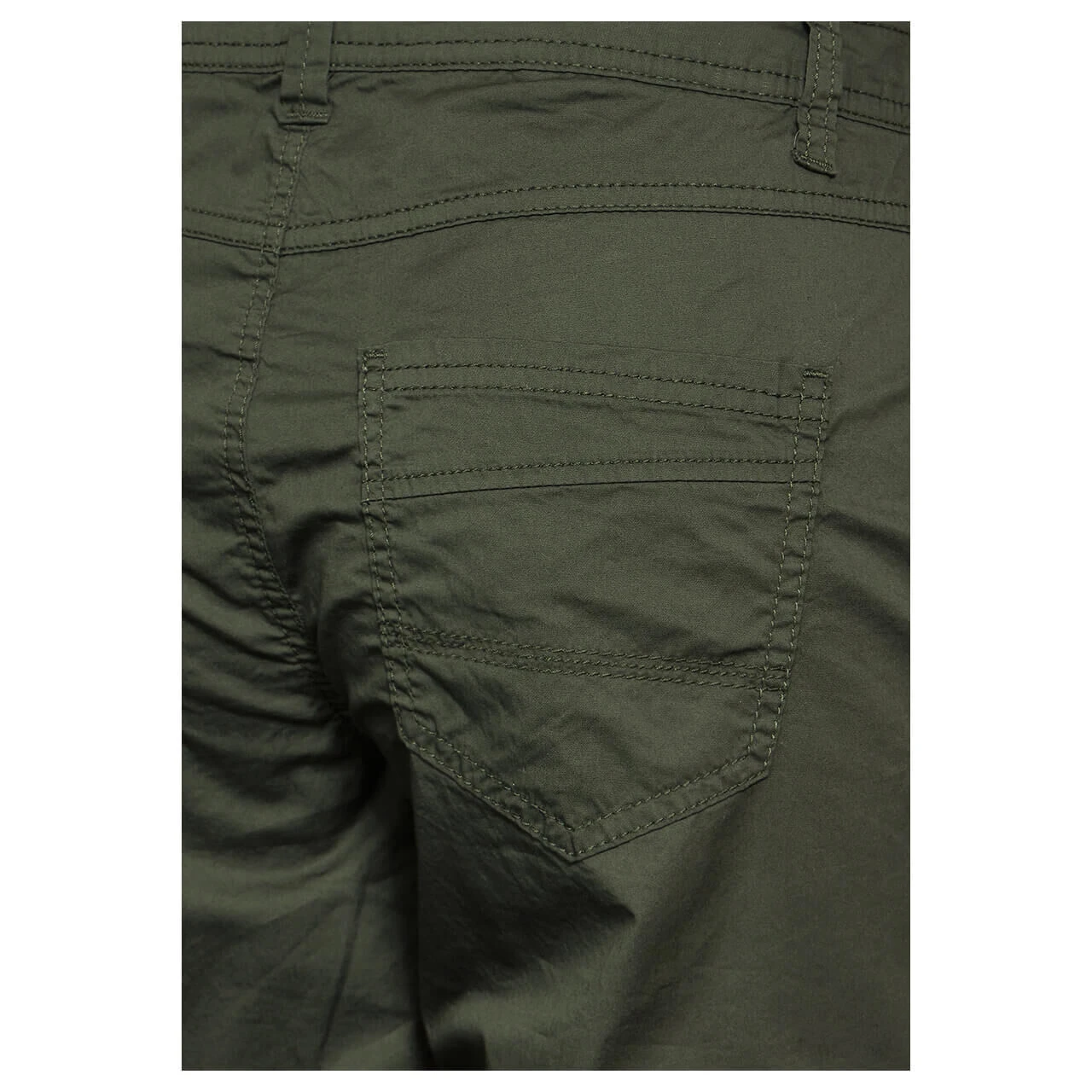 Cecil New York Capri Papertouch 3/4 Baumwollhose Strong Khaki 9 Cecil New York Capri Papertouch 3/4 Baumwollhose Strong Khaki – Bild 9