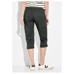 Cecil New York Capri Papertouch 3/4 Baumwollhose Strong Khaki 14 Cecil New York Capri Papertouch 3/4 Baumwollhose Strong Khaki -Modezauber Günstiges Geschäft cecil jeans new york papertouch gruen 15382 model hinten