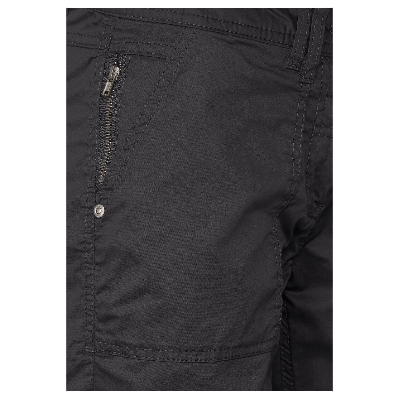 Cecil New York Baumwoll Shorts Carbon Grey 7 Cecil New York Baumwoll Shorts Carbon Grey – Bild 7