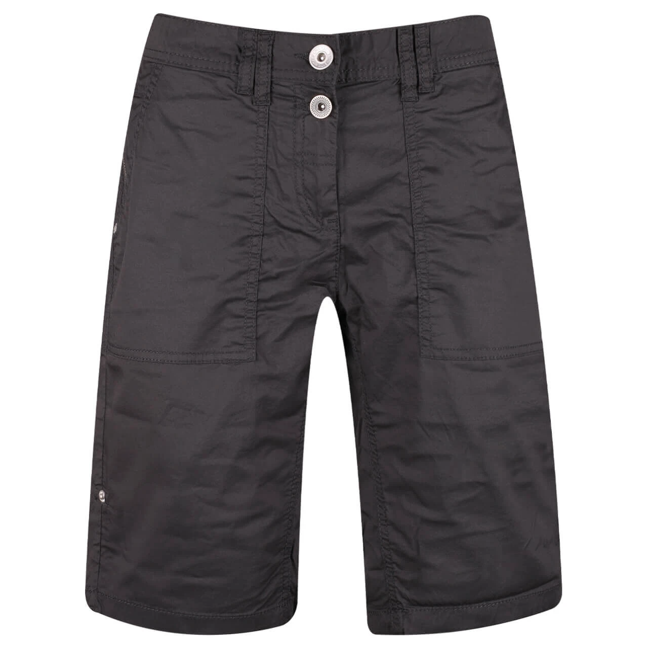 Cecil New York Baumwoll Shorts Carbon Grey 1 Cecil New York Baumwoll Shorts Carbon Grey