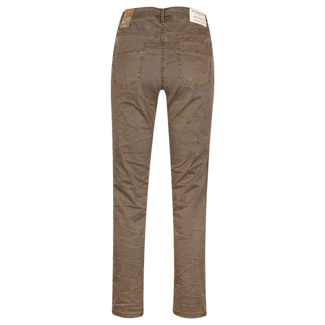 Cecil Scarlett Jeans Brown Printed 2 Cecil Scarlett Jeans Brown Printed – Bild 2