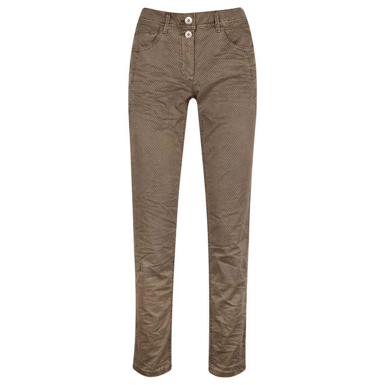 Cecil Scarlett Jeans Brown Printed 1 Cecil Scarlett Jeans Brown Printed