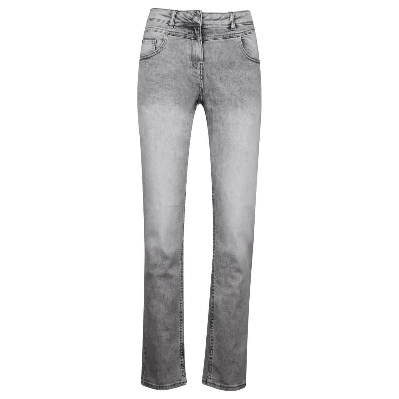 Cecil Toronto Jeans Mid Grey Washed 1 Cecil Toronto Jeans Mid Grey Washed