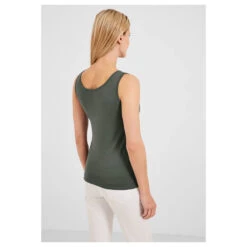 Cecil Linda Top Sporty Khaki -Modezauber Günstiges Geschäft cecil linda top gruen 14923 hinten