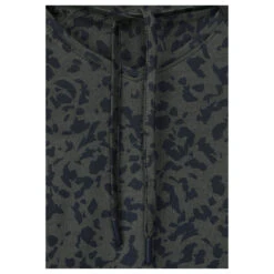 Cecil Damen 3/4 Arm Shirt Minimal Tunic Strong Khaki Printed -Modezauber Günstiges Geschäft cecil minimal tunic gruen 25382 detail