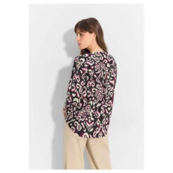 Cecil Damen 3/4 Arm Bluse Multicolor Print Black 7 Cecil Damen 3/4 Arm Bluse Multicolor Print Black -Modezauber Günstiges Geschäft cecil multicolor print shirt bunt muster 30001 hinten