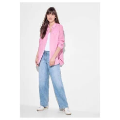 Cecil Damen Langarm Bluse Musselin Blouse Tender Rose -Modezauber Günstiges Geschäft cecil musselin blouse bluse rosa 15602 model