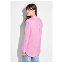 Cecil Damen Langarm Bluse Musselin Blouse Tender Rose -Modezauber Günstiges Geschäft cecil musselin blouse bluse rosa 15602 model hinten