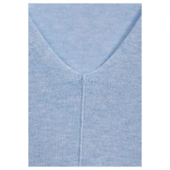Cecil Damen 3/4 Arm Pullover Oversized V-Neck Tranquil Blue Melange 9 Cecil Damen 3/4 Arm Pullover Oversized V-Neck Tranquil Blue Melange -Modezauber Günstiges Geschäft cecil oversized v neck pullover blau 13996 detail