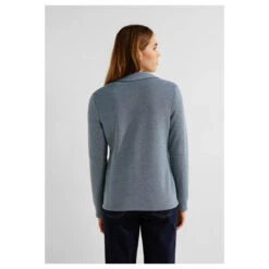 Cecil Piqué Blazer Deep Lake Green -Modezauber Günstiges Geschäft cecil pique blazer blau 24926 hinten