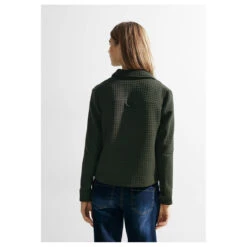 Cecil Damen Shirtjacke Dynamic Khaki 8 Cecil Damen Shirtjacke Dynamic Khaki -Modezauber Günstiges Geschäft cecil short shirt jacket gruen 15612 model hinten