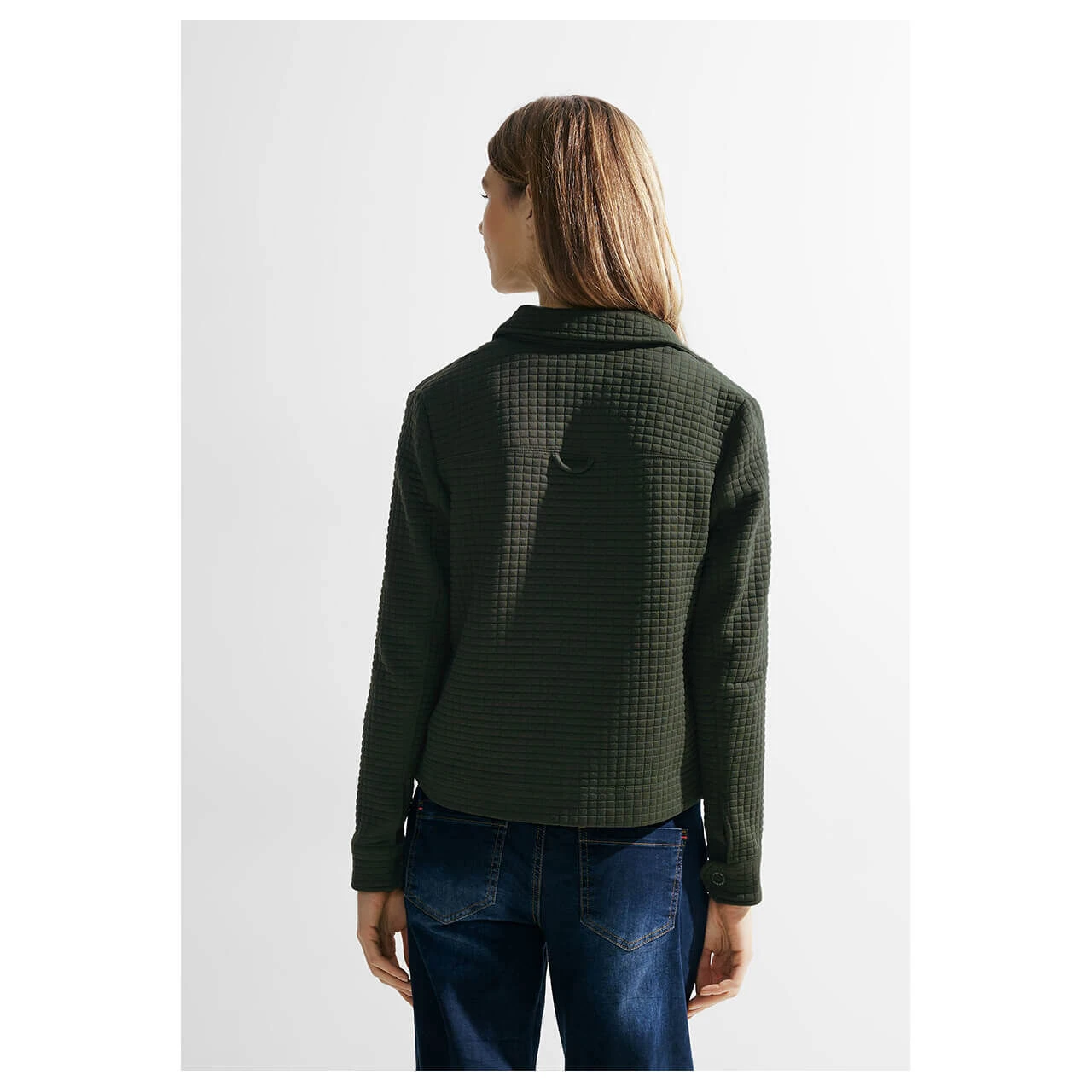 Cecil Damen Shirtjacke Dynamic Khaki 3 Cecil Damen Shirtjacke Dynamic Khaki – Bild 3