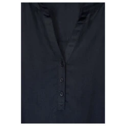 Cecil Solid Damen 3/4 Arm Bluse Deep Blue -Modezauber Günstiges Geschäft cecil solid blouse bluse blau 10128 detail