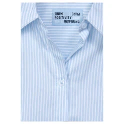 Cecil Damen Langarm Bluse Stripe Blouse Tranquil Blue -Modezauber Günstiges Geschäft cecil stripe blouse bluse blau 24921 detail