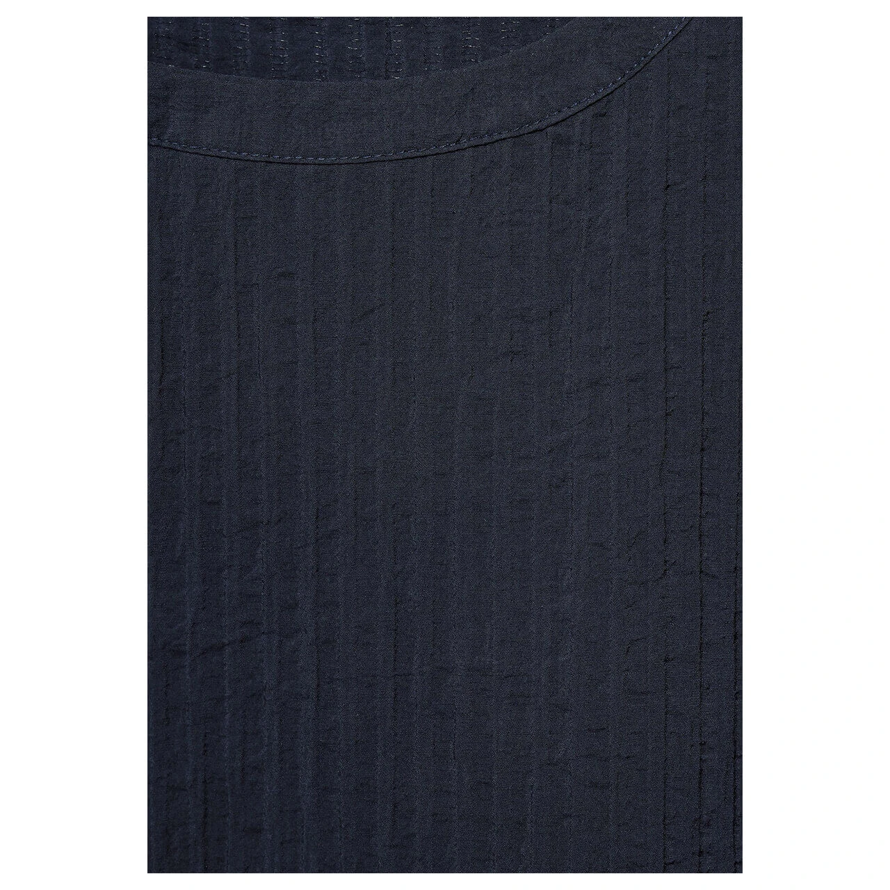 Cecil Damen T-Shirt Structure Universal Blue 5 Cecil Damen T-Shirt Structure Universal Blue – Bild 5