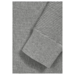 Cecil Damen Pullover Structure Mix Dolman Mineral Grey Melange 11 Cecil Damen Pullover Structure Mix Dolman Mineral Grey Melange -Modezauber Günstiges Geschäft cecil structure mix dolman stehkragenpullover grau 10327 detail