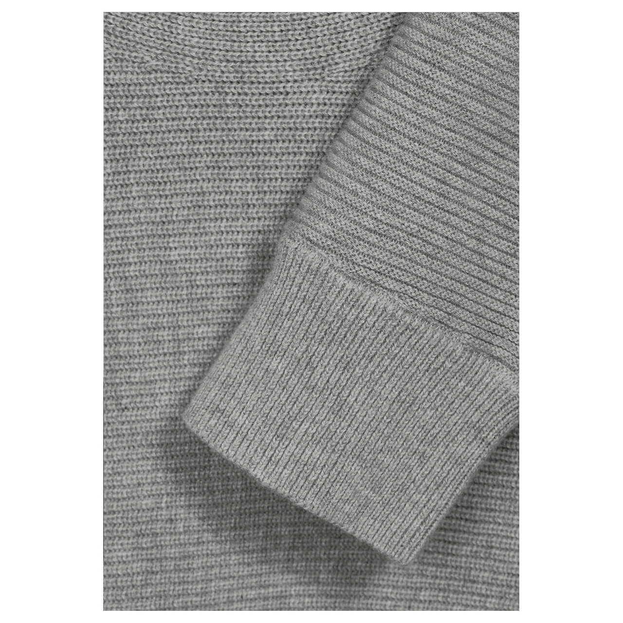 Cecil Damen Pullover Structure Mix Dolman Mineral Grey Melange 6 Cecil Damen Pullover Structure Mix Dolman Mineral Grey Melange – Bild 6