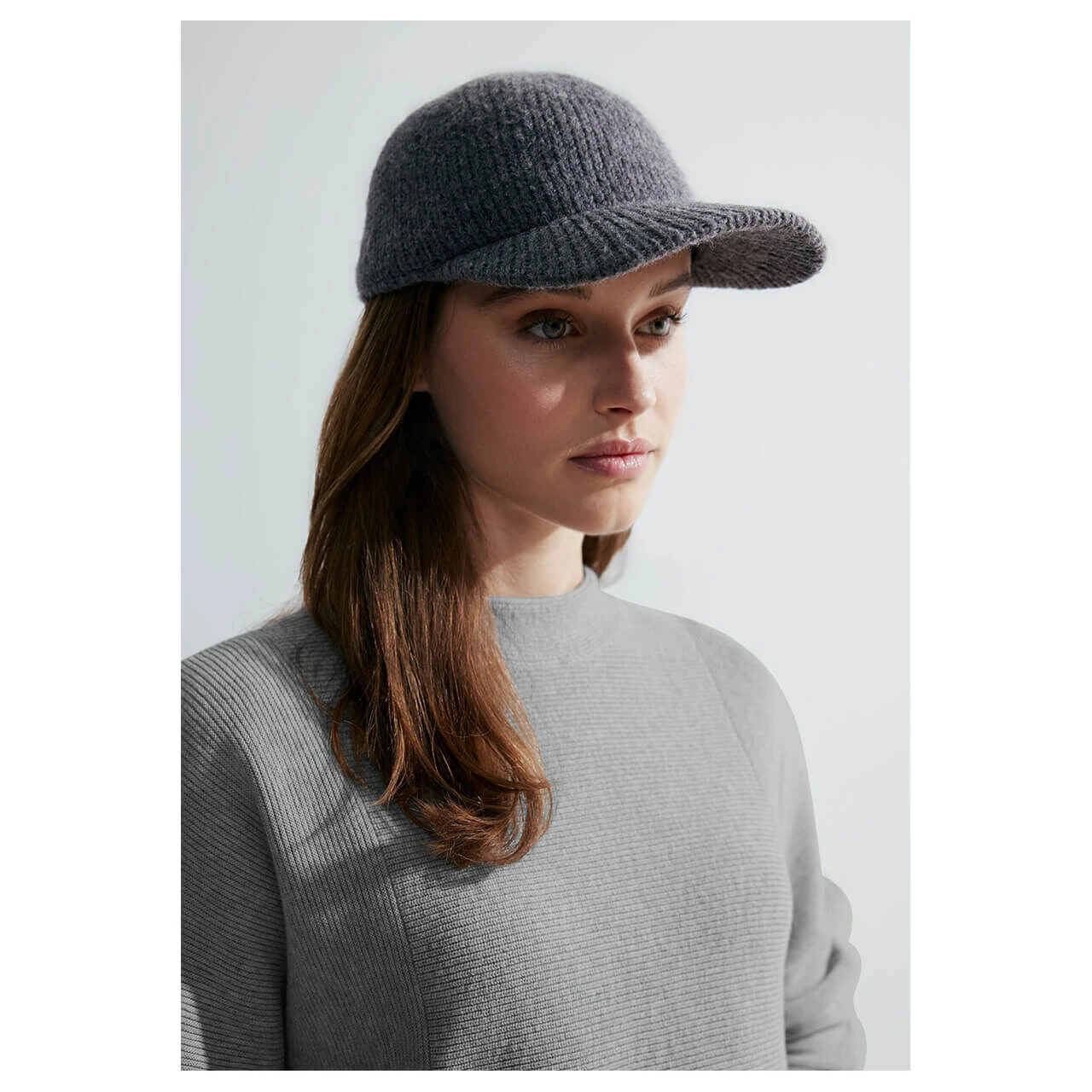 Cecil Damen Pullover Structure Mix Dolman Mineral Grey Melange 5 Cecil Damen Pullover Structure Mix Dolman Mineral Grey Melange – Bild 5