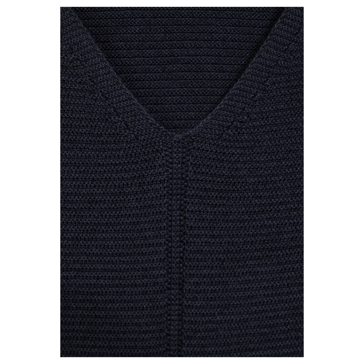 Cecil Damen 3/4 Arm Pullover Structured V-Neck Universal Blue 5 Cecil Damen 3/4 Arm Pullover Structured V-Neck Universal Blue – Bild 5