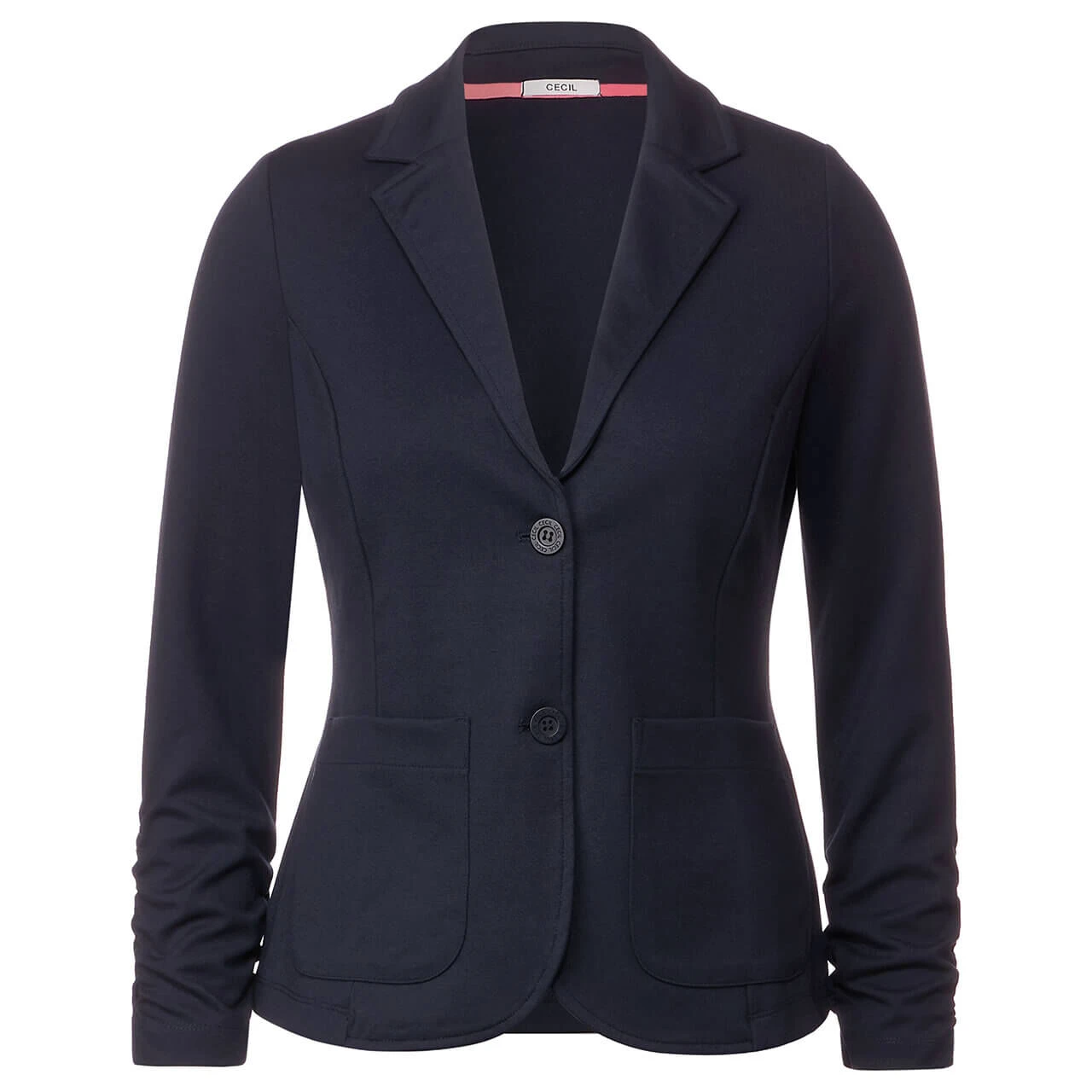 Cecil Damen Sweat Blazer Night Sky Blue 1 Cecil Damen Sweat Blazer Night Sky Blue